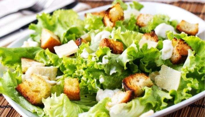 Salada Caesar, Boa Opção para Quem esta Fazendo Dieta