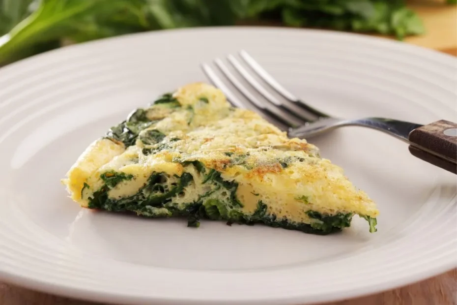 Omelete de Espinafre, Super Simples de Fazer.