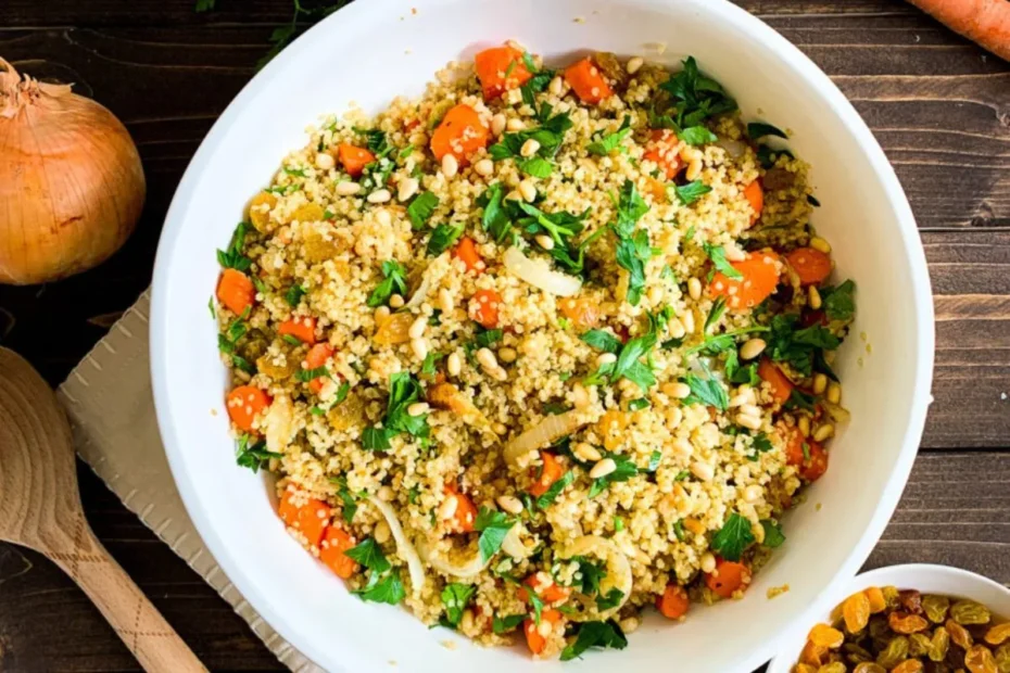 Receita de Salada com Quinoa, Fica Muito Saboroso.